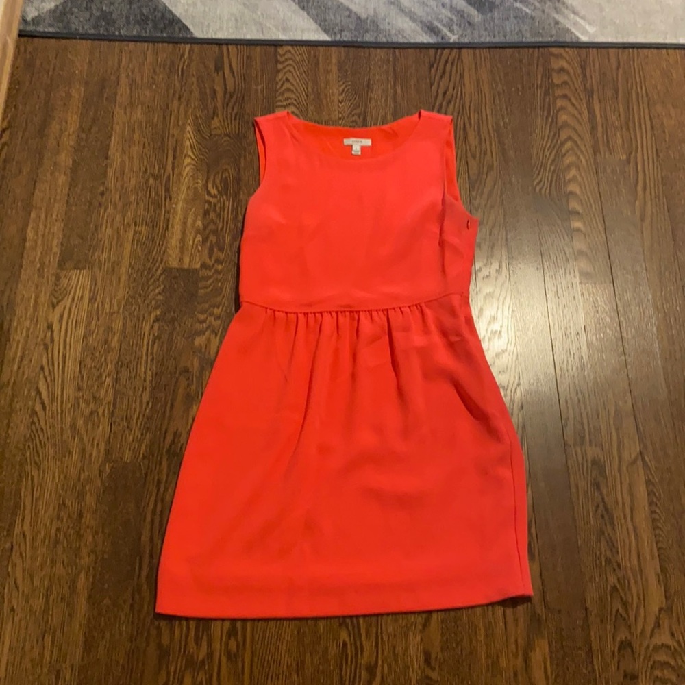 J.crew Coral A line Dress